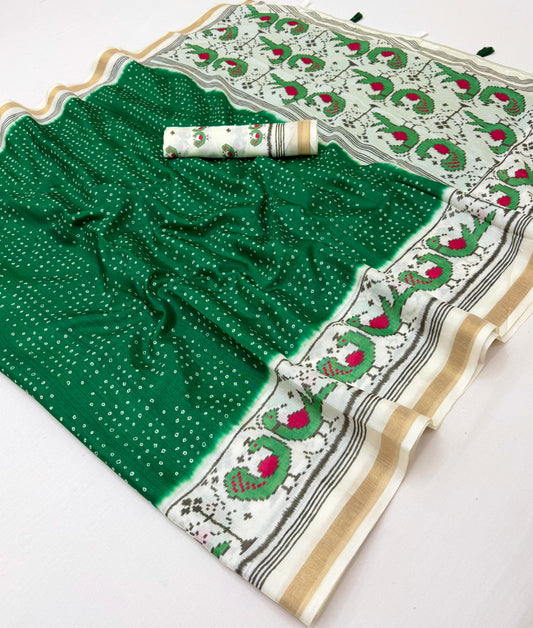 Cotton tissue budget saree