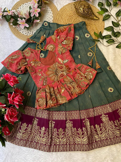 Kids Self Viscose kids cute sets