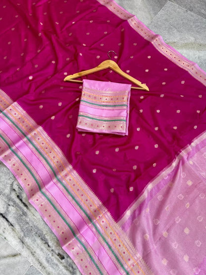 Budget Vintage Saree with classic warm silk