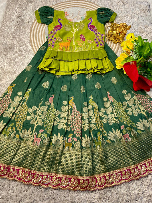 Pure Dola Silk cute kids sets