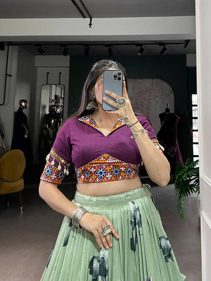 Tasar silk festival Co-ord set Lehenga sets