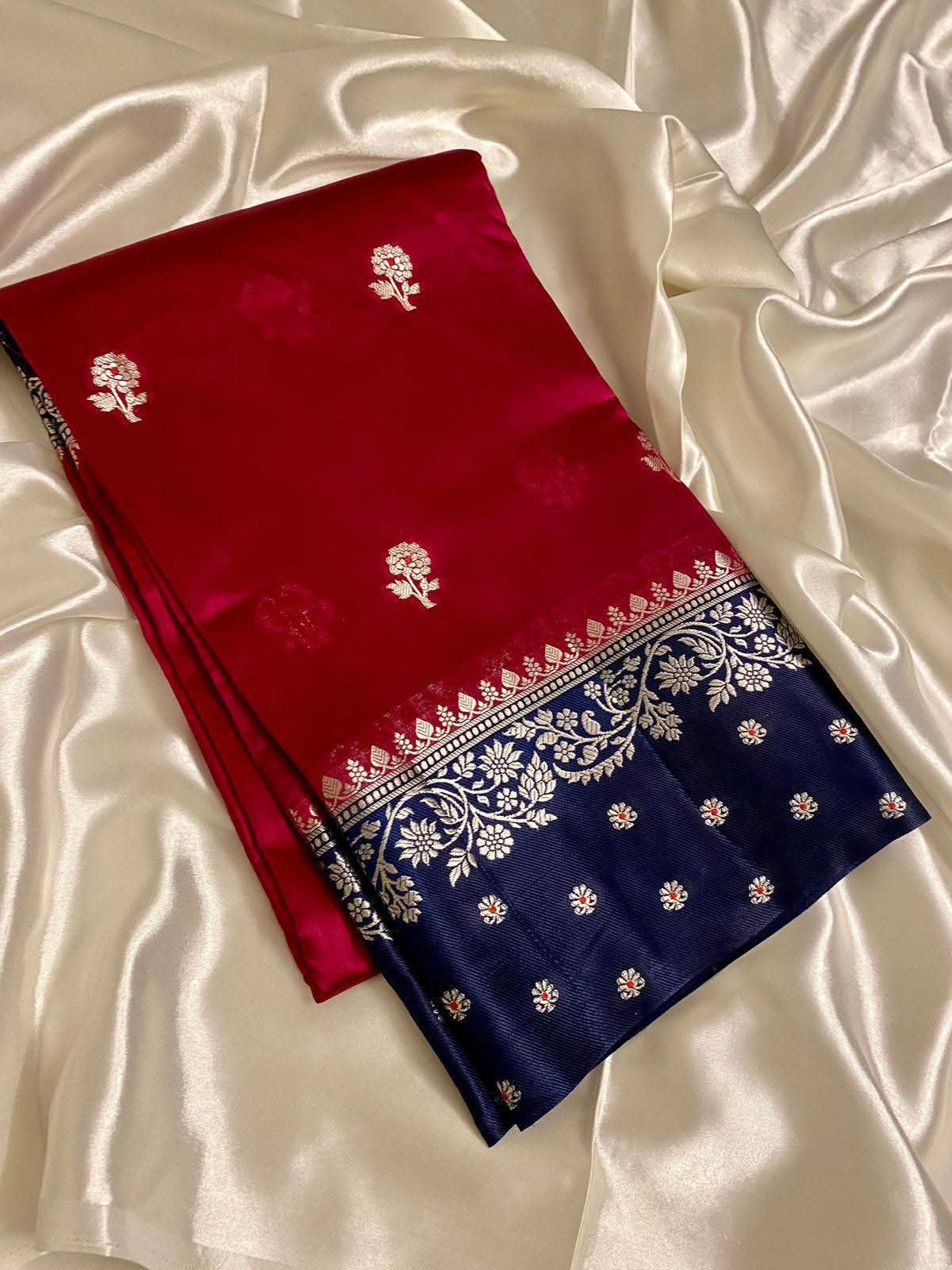 Banarasi Meena  Katan silk budget sarees