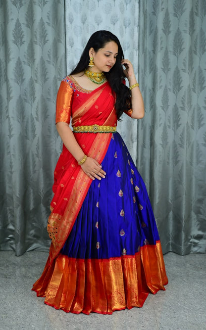 ROYAL SEMI GADWAL COLLECTION  MAGGAM SETS