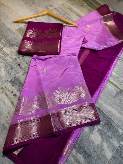 Vintage Katan silk premium Desginer saree