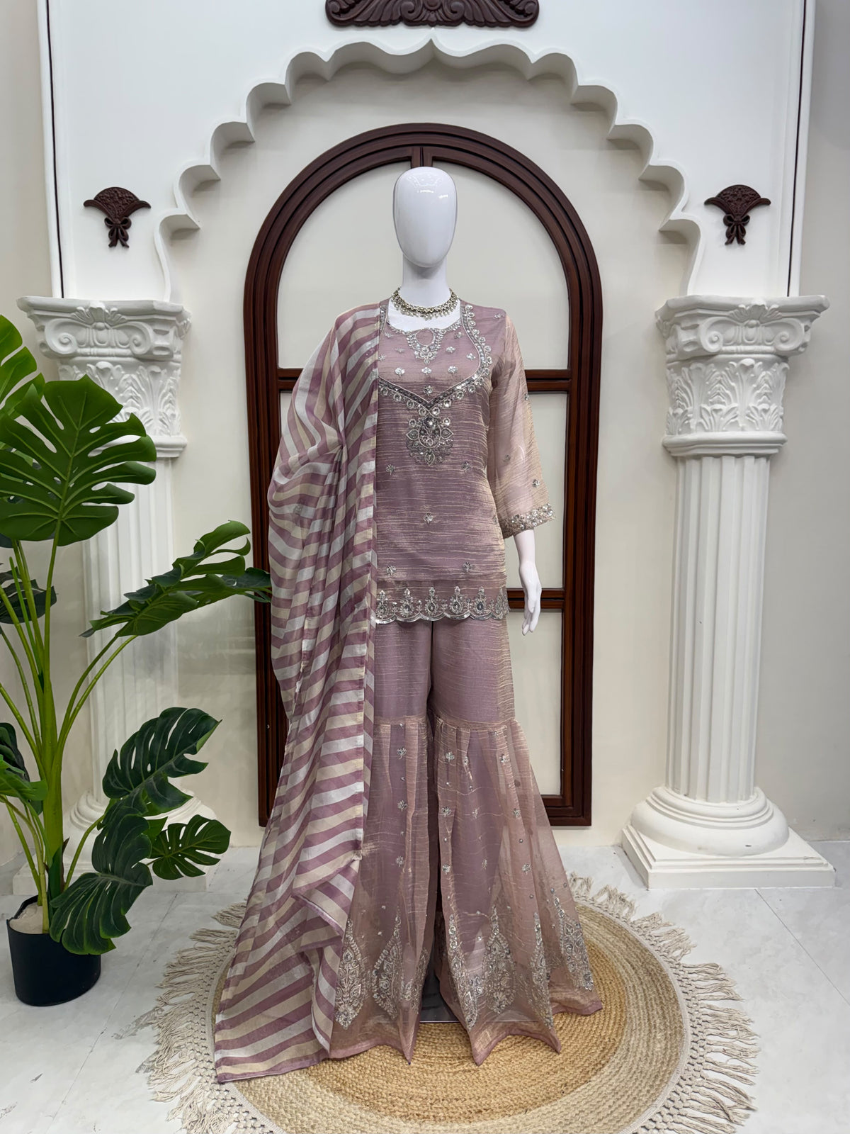 Anarkali model Sharara sets