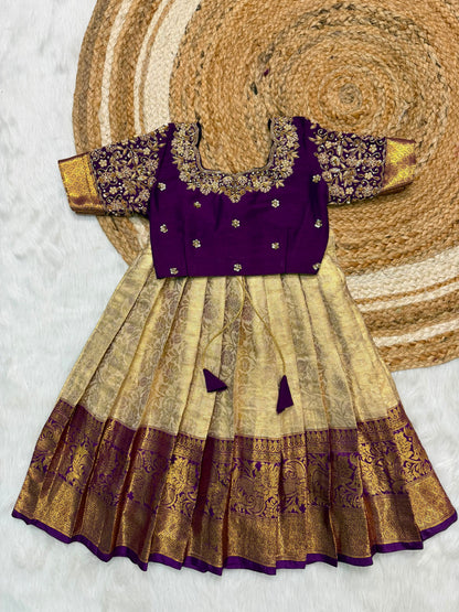 FAMILY COMBO MATCHING ETHNIC COLLECTION  CUTE LEHENGA SET WITH BOY KURTA SET