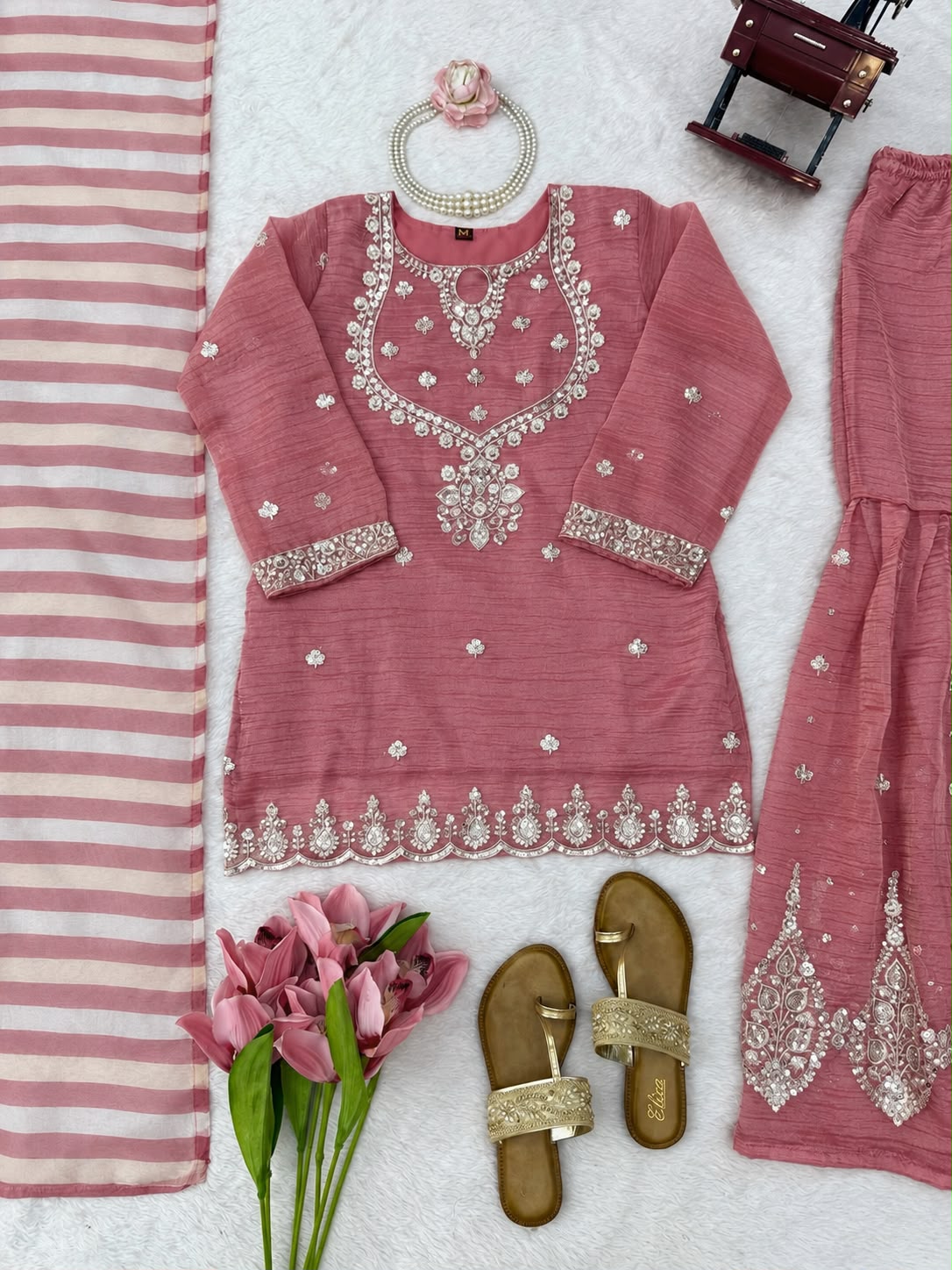 Anarkali model Sharara sets