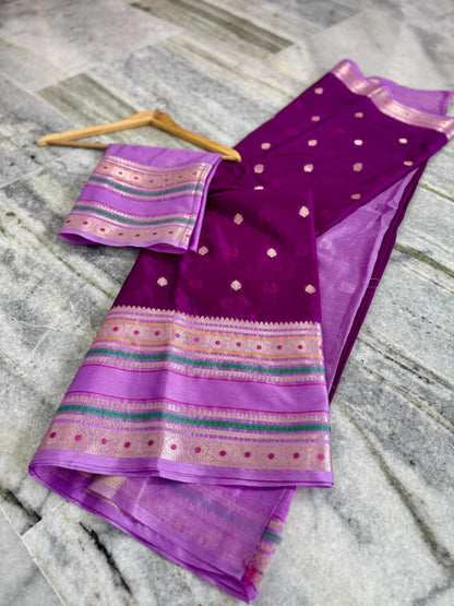 Budget Vintage Saree with classic warm silk