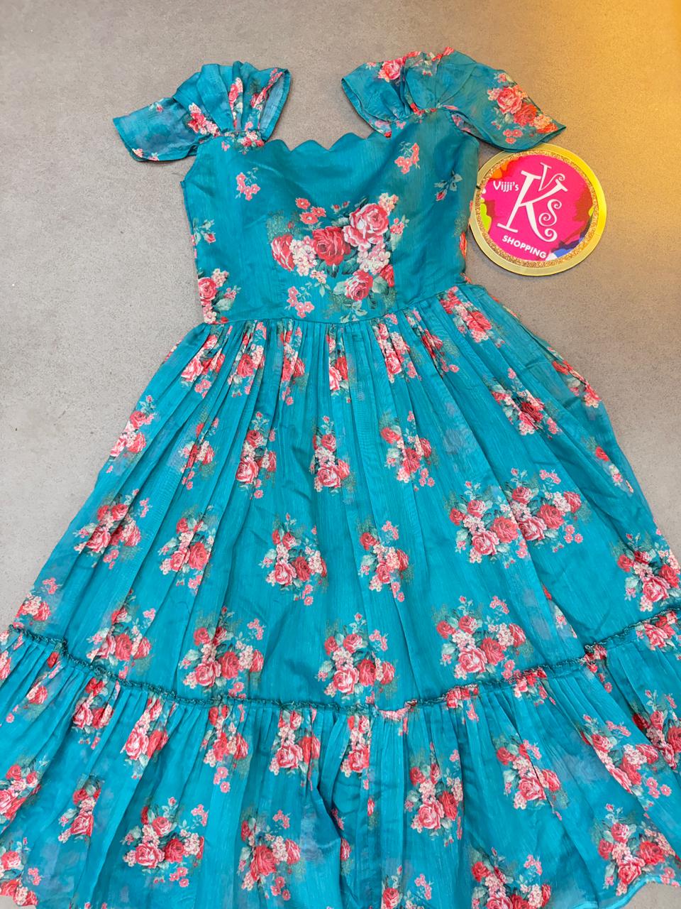 Cafe Chanderi Desginer gowns