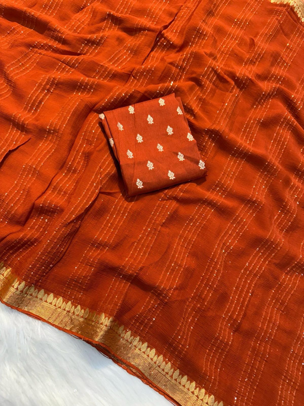 Budget Viscose Georgette trendy saree