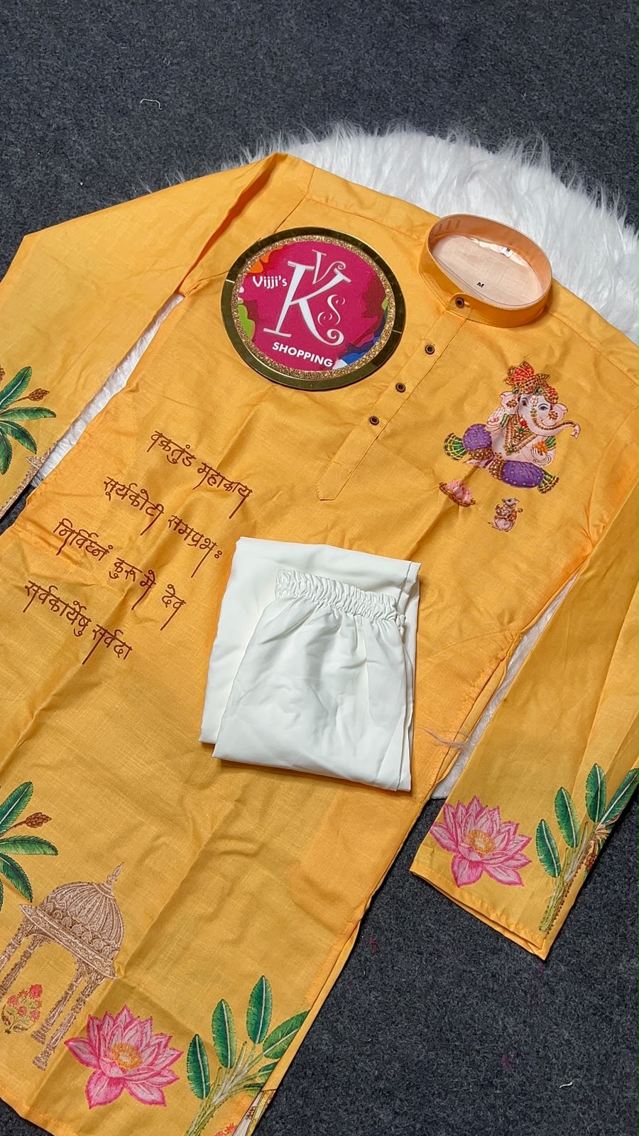 Gents Ganesh Chaturthi special kurta sets