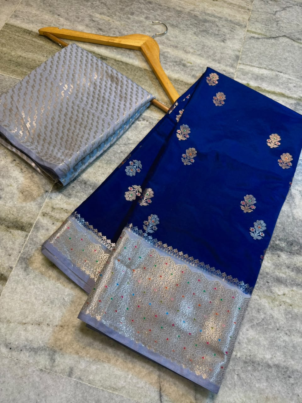 Banarasi katan zari soft fab budget sarees