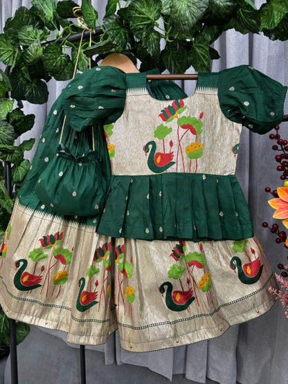 Cute South Indian style  Paithani sets ✨