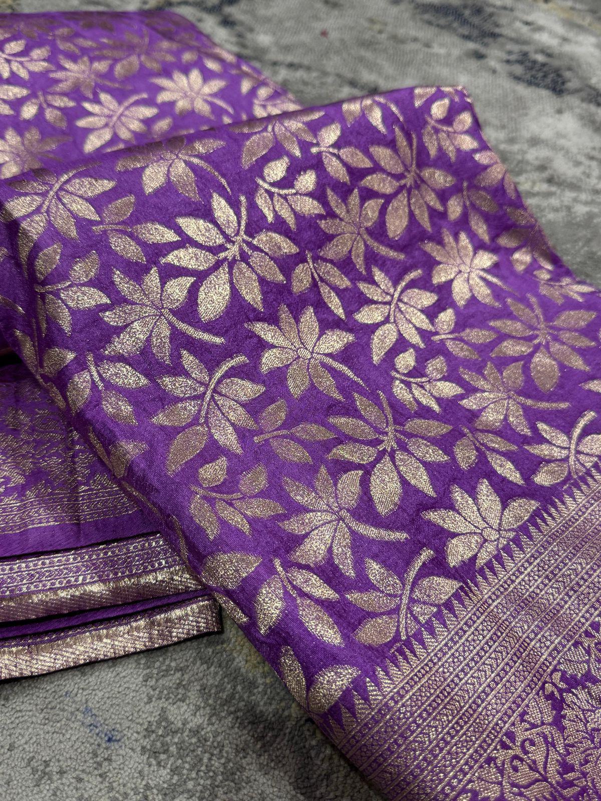 Perfect for special occasions, this stunning saree blends traditional craftsmanship with modern elegance."