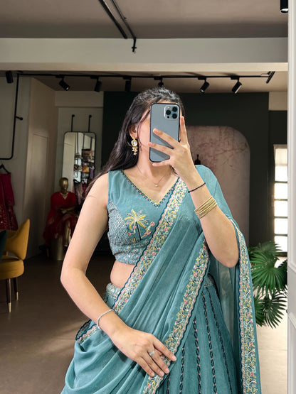 Chocolate Crush Bridesmaid lehenga choli