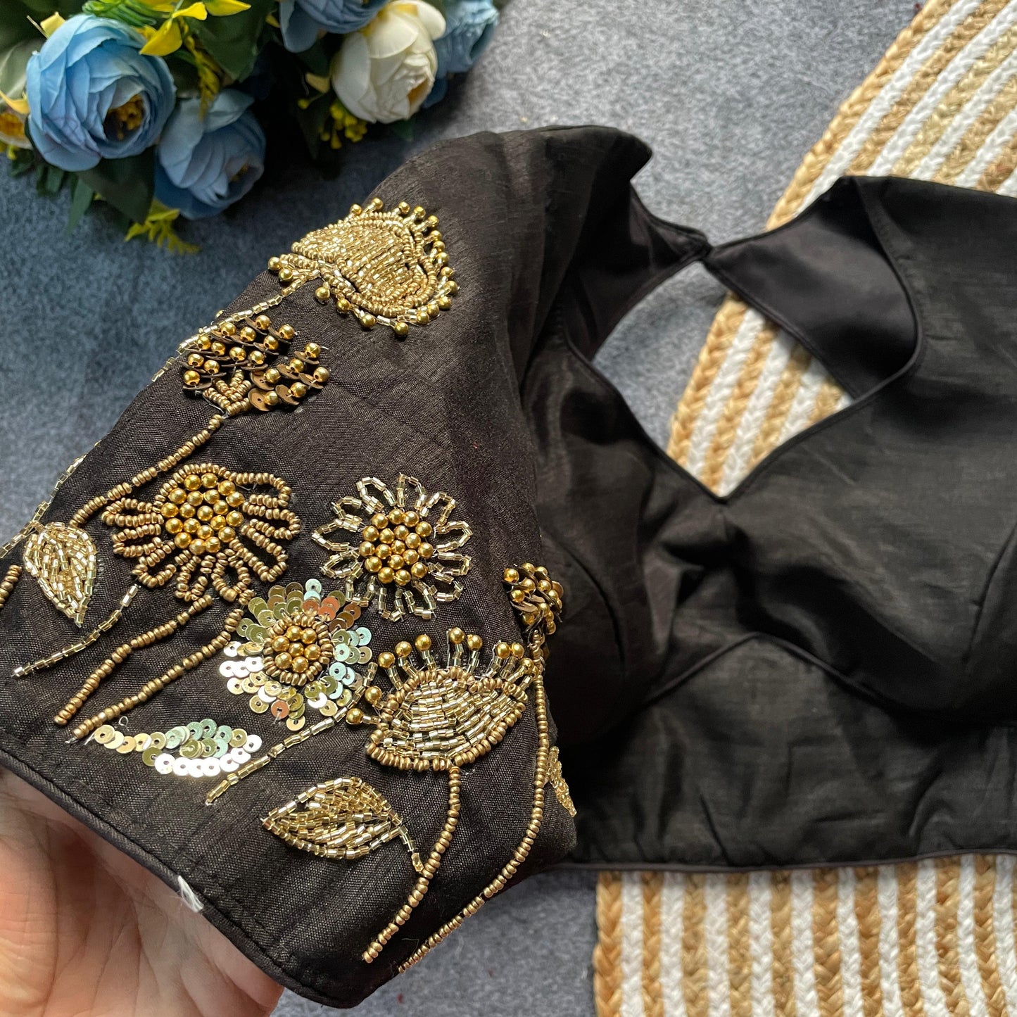 Premium Milan silk ready to wear blouse