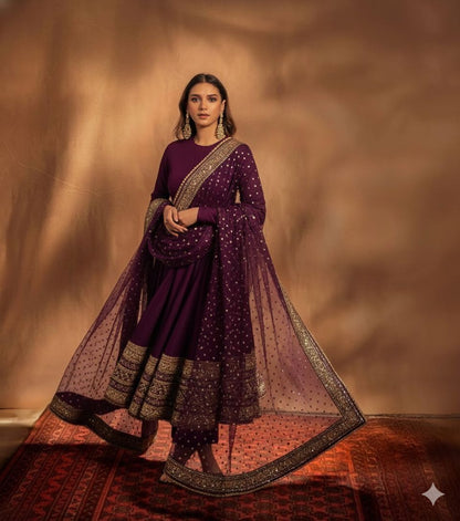 Aditi Roy style Anarkali Desginer set