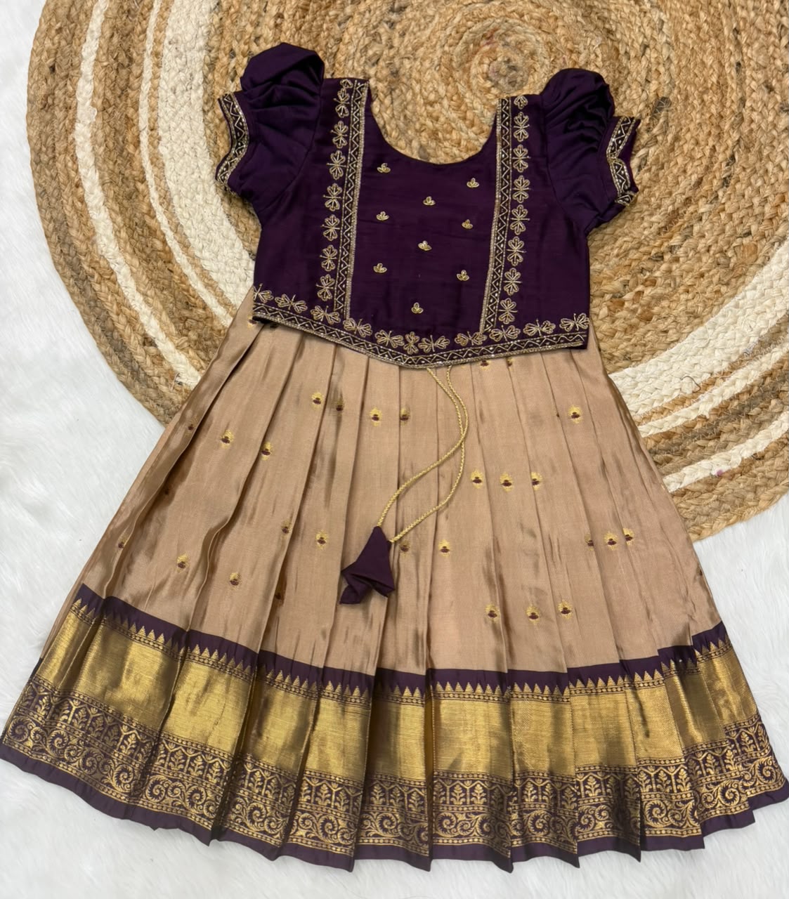 Brother and sister Cute combo Boy kurta with girl crop top