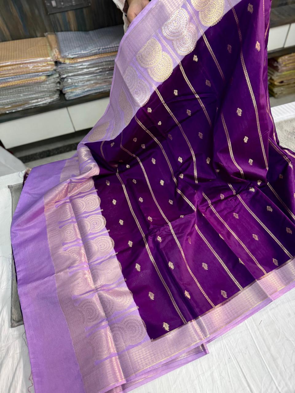 Green Rao mango Sankranthi special minakari saree