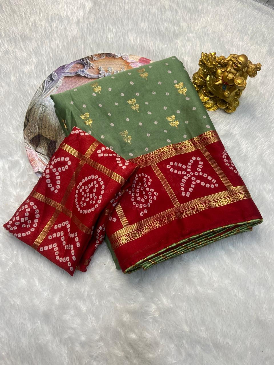 Budget return gift malai blooming sarees