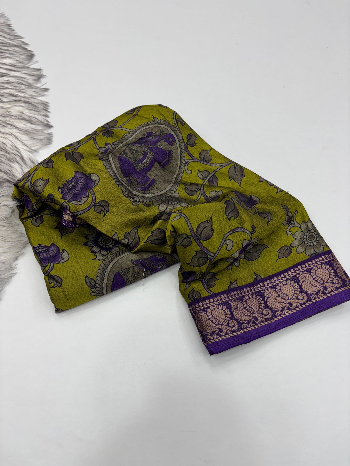 Budget friendly Kalamkari Dola
Silk saree
