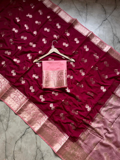 Handloom row mango premium vintage vibe festival wear saree