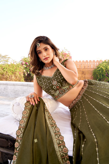 Bridesmaid lehenga choli chocolate crush