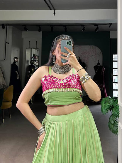 Dancing special pure rayon Lehenga