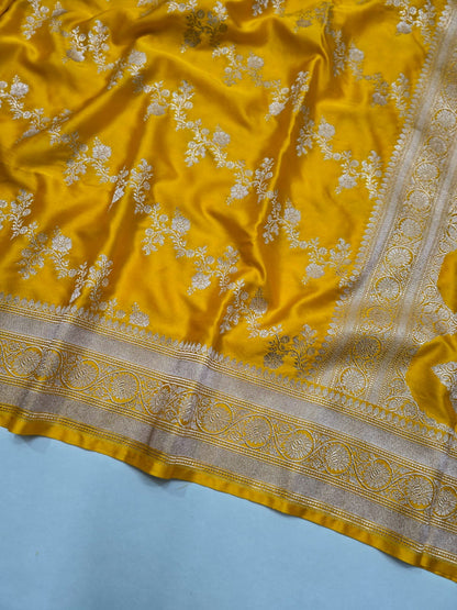 Mashru katan silk semi pattu zari saree
