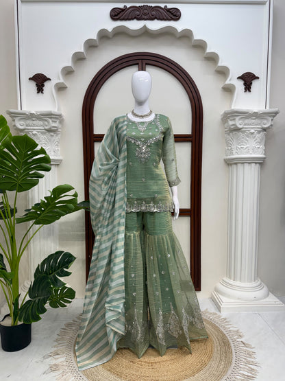 Anarkali model Sharara sets