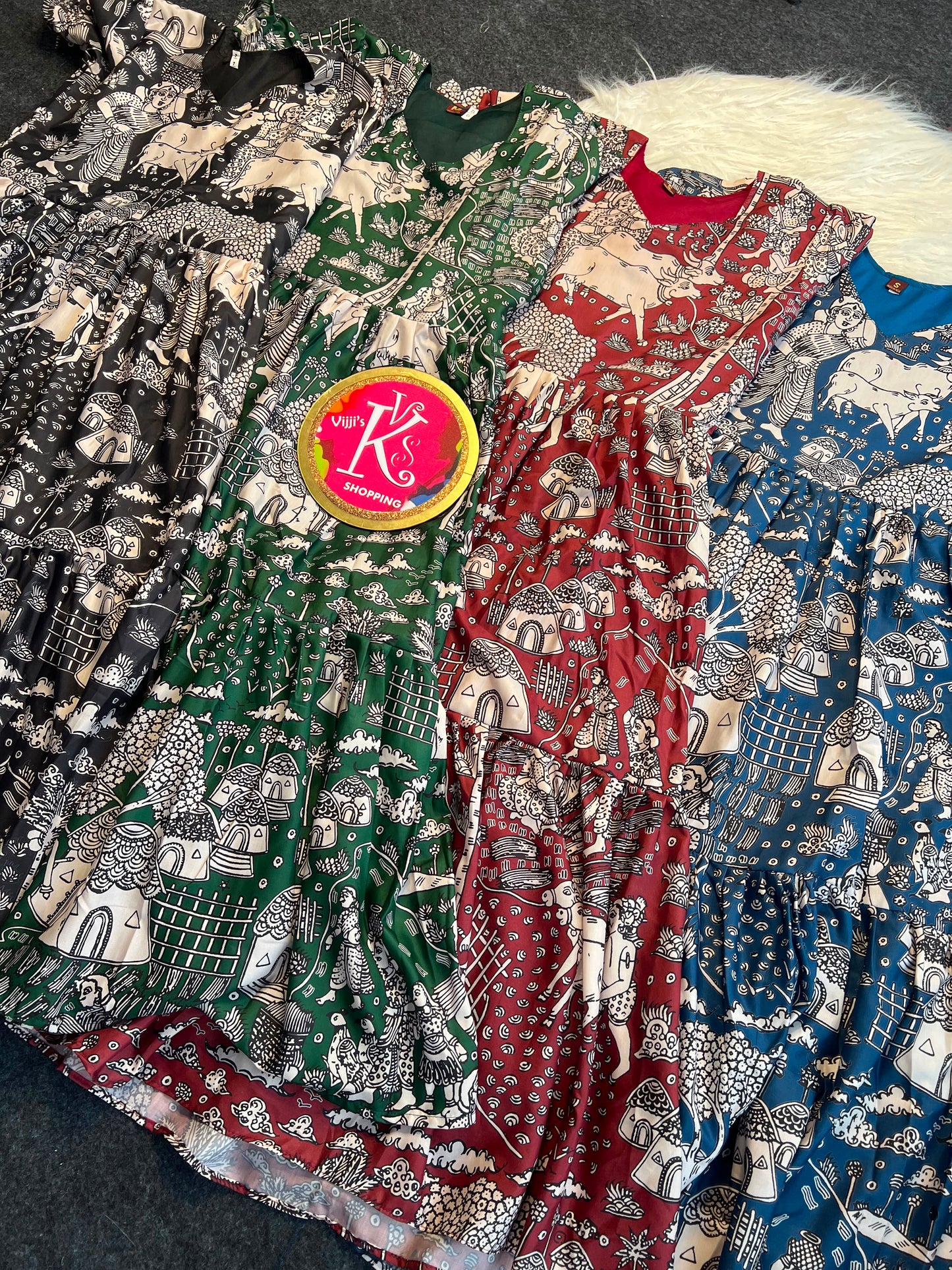 Muslim cotton cafe village style gowns