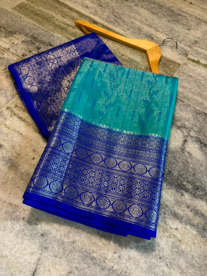 Banarasi trendy rao mango soft silk  sarees