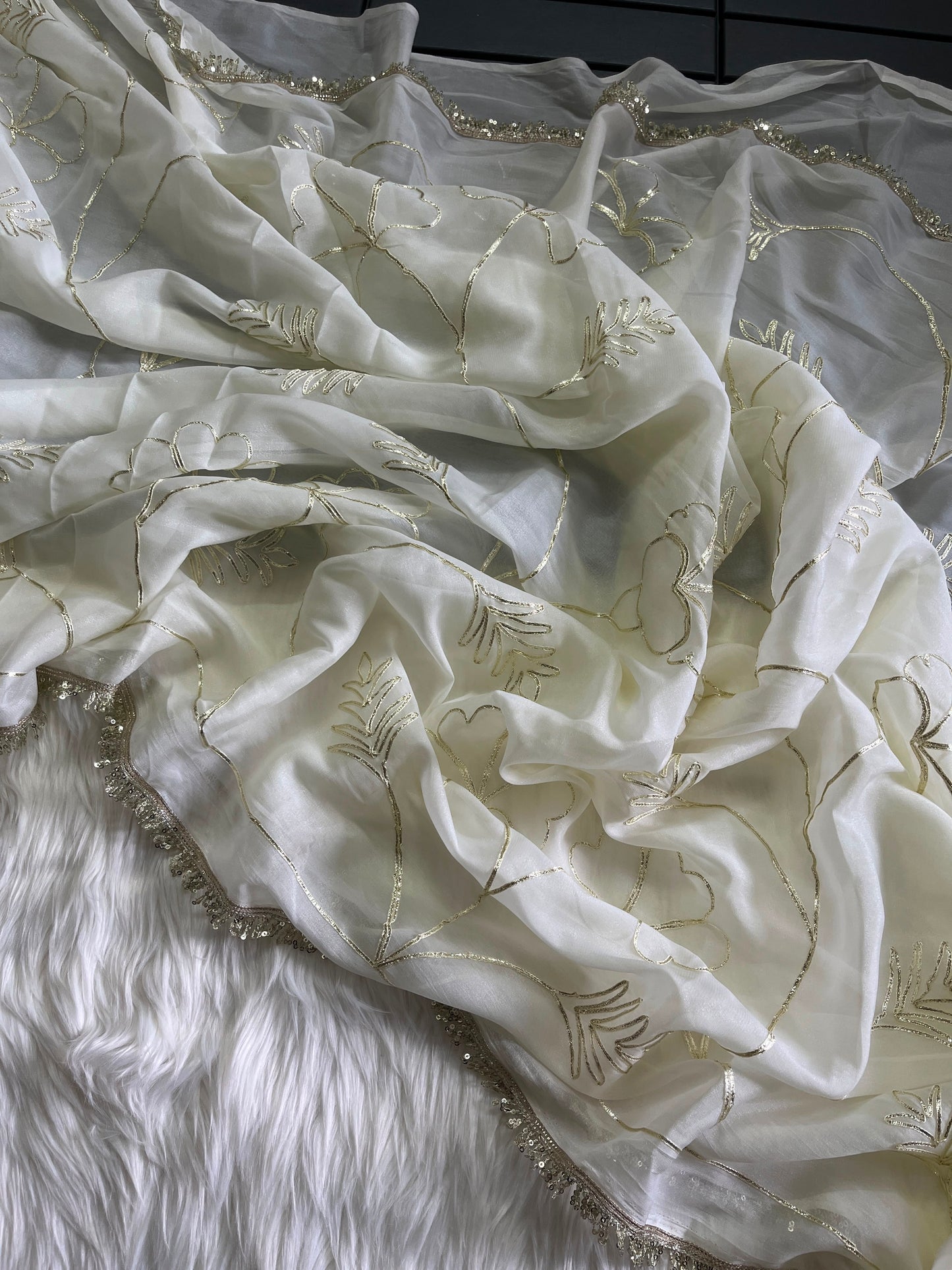 Budget Georgette gota work sarees