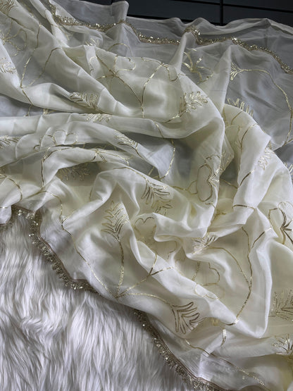 Budget Georgette gota work sarees