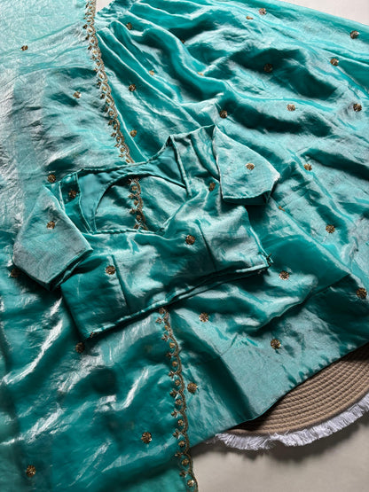 Pure premium silk lehenga  with Unstitched blouse