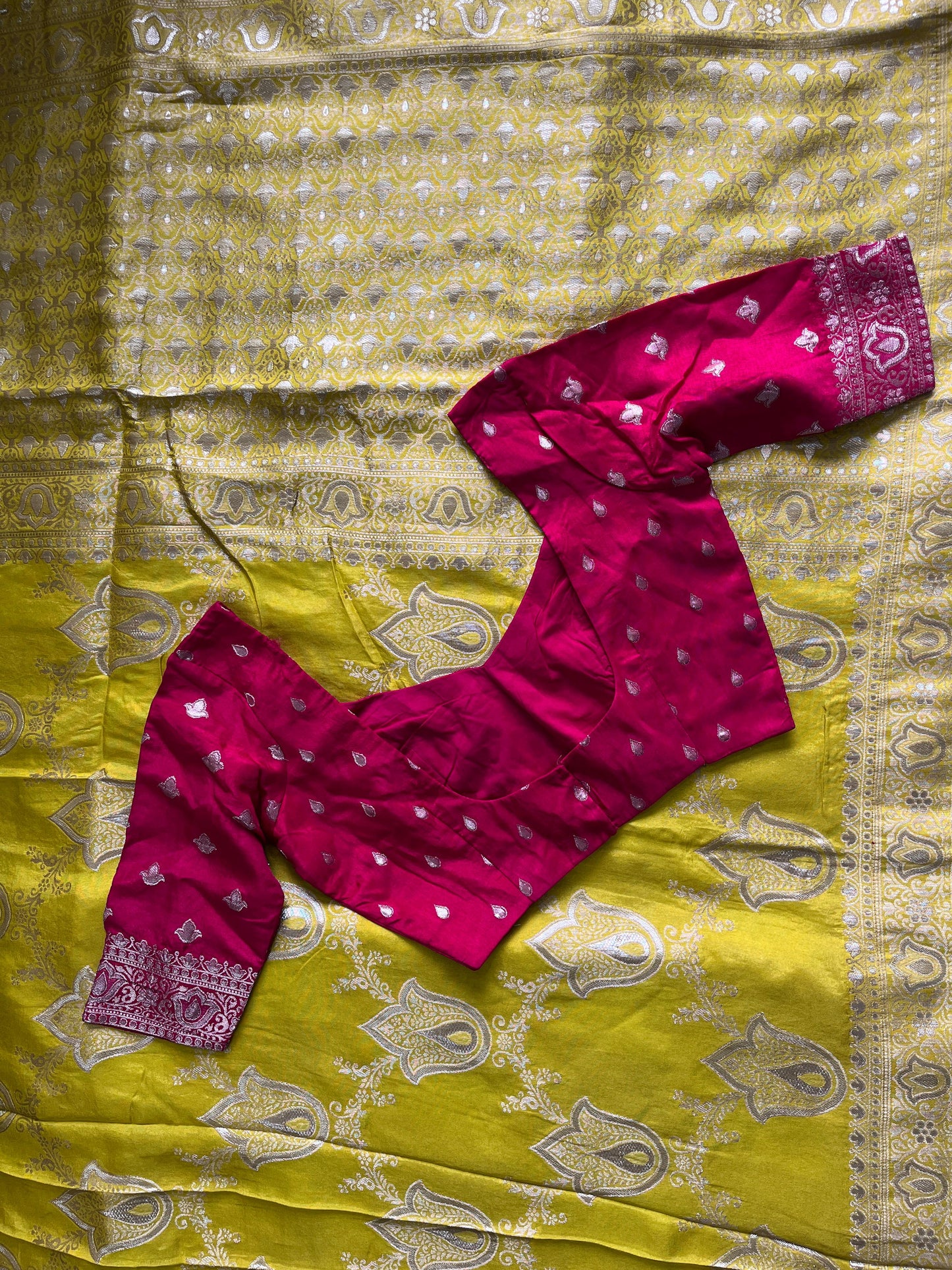 Royal Banaras Premium Classic saree with stitched blouses