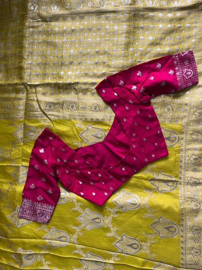 Royal Banaras Premium Classic saree with stitched blouses