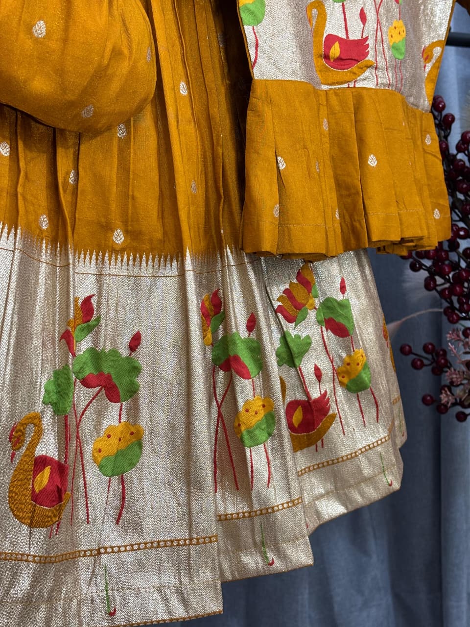 Cute South Indian style  Paithani sets ✨