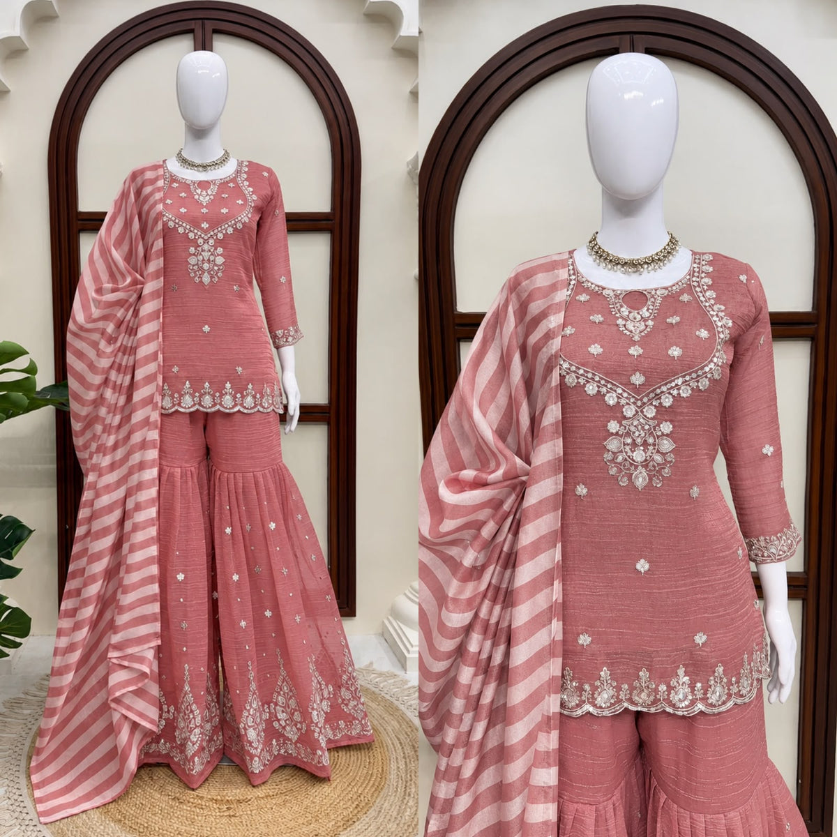 Anarkali model Sharara sets