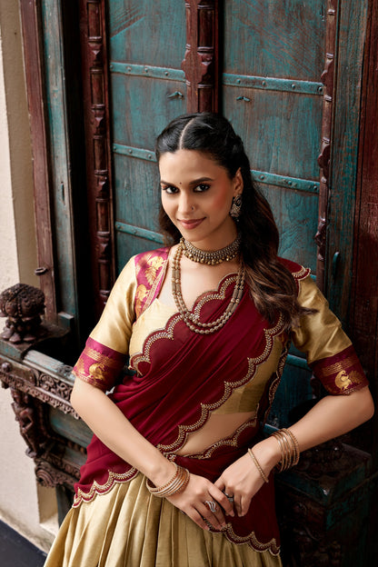 Tarika south india style designer lehenga