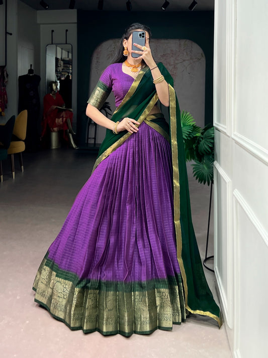 Dola checks aesthetic Designer festival vibe lehenga
