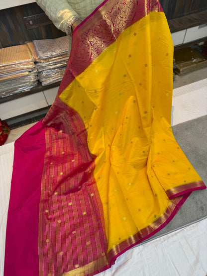 Banarasi Classic Dyble Dupion Sarees
