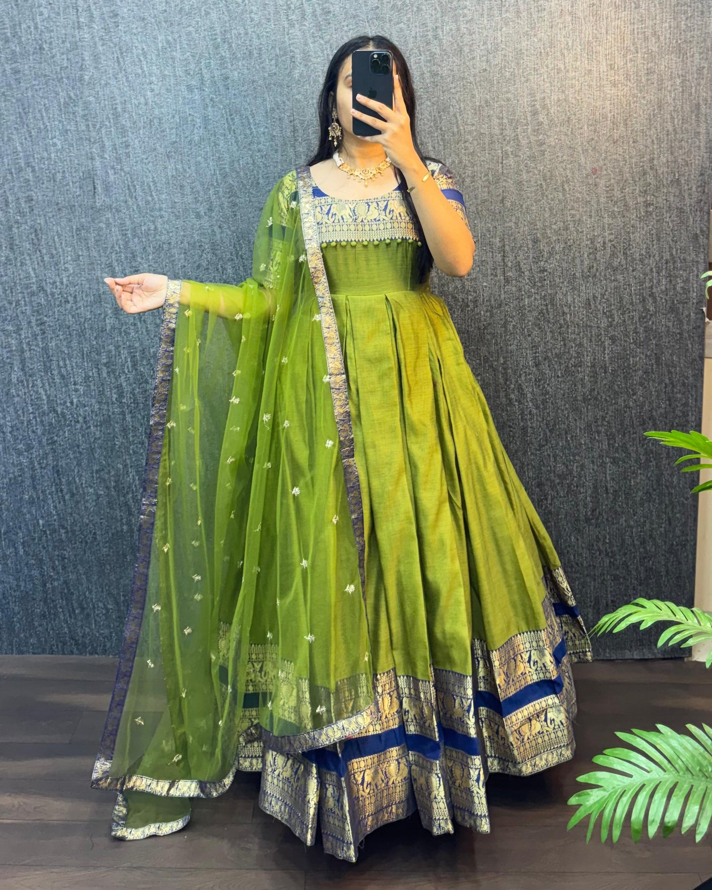 Narayana Silk Butterfly Desginer Classic Gowns