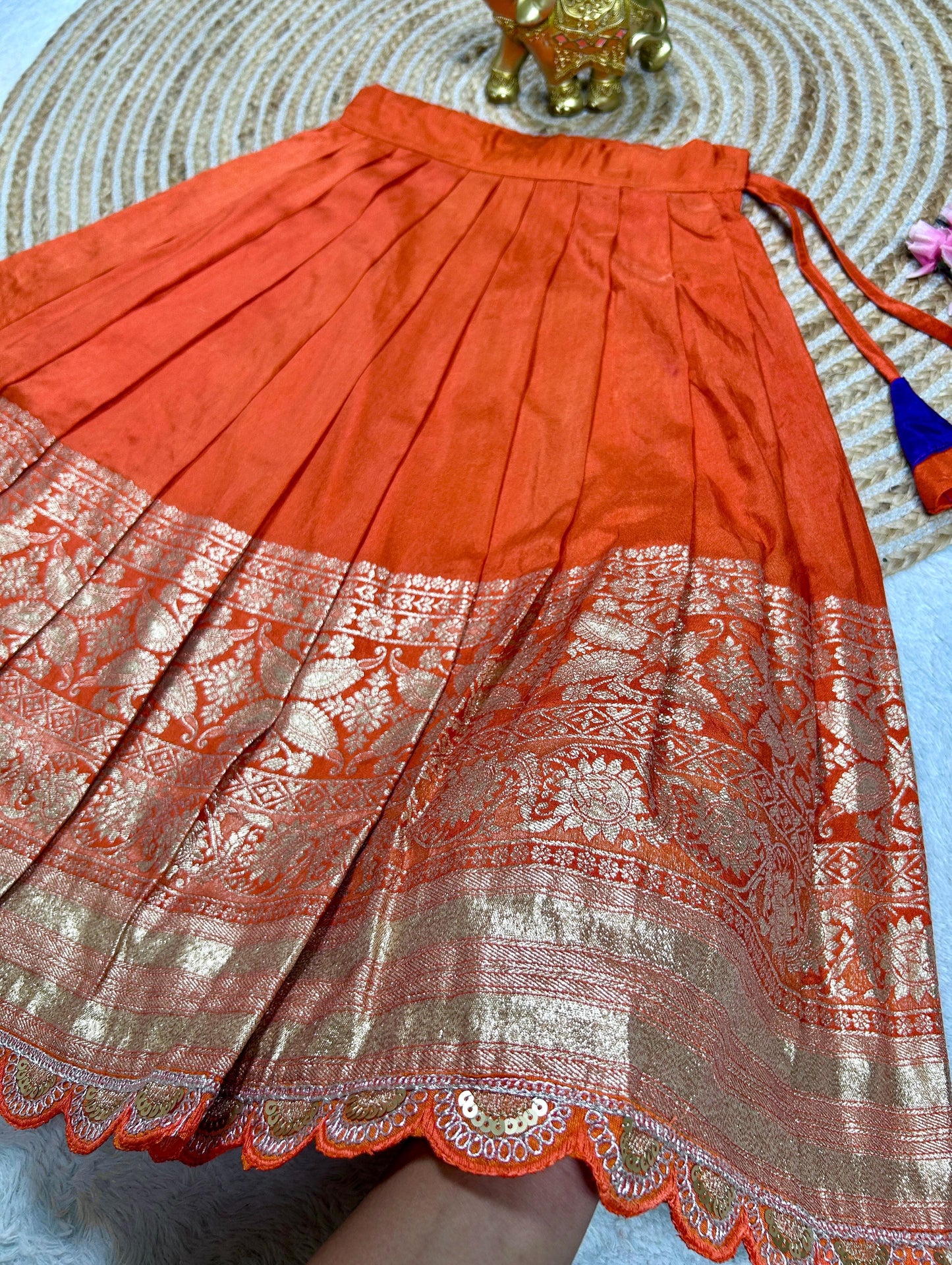 Dassehra Fanta Lehenga for kids