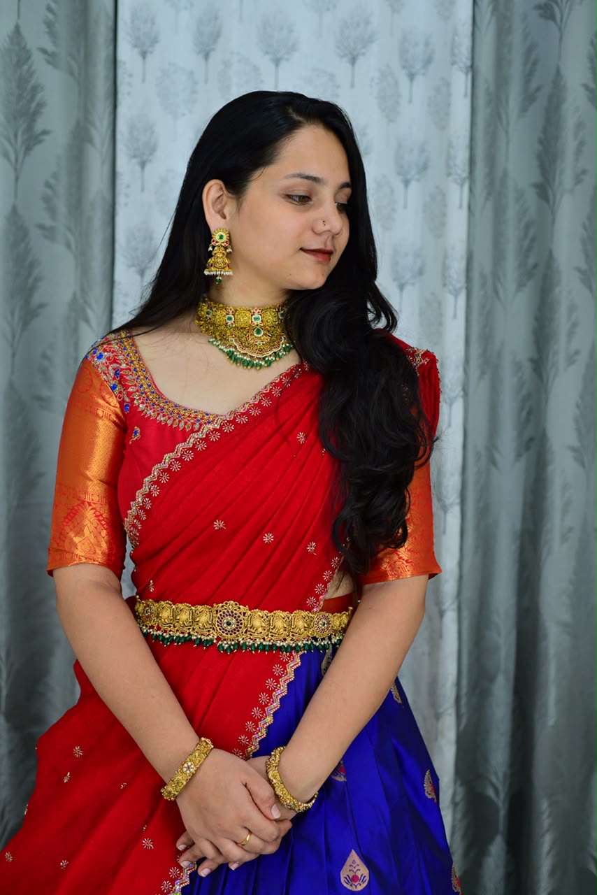 ROYAL SEMI GADWAL COLLECTION  MAGGAM SETS