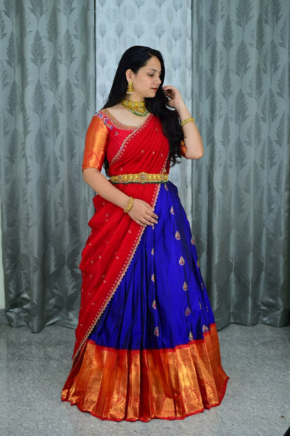 ROYAL SEMI GADWAL COLLECTION  MAGGAM SETS