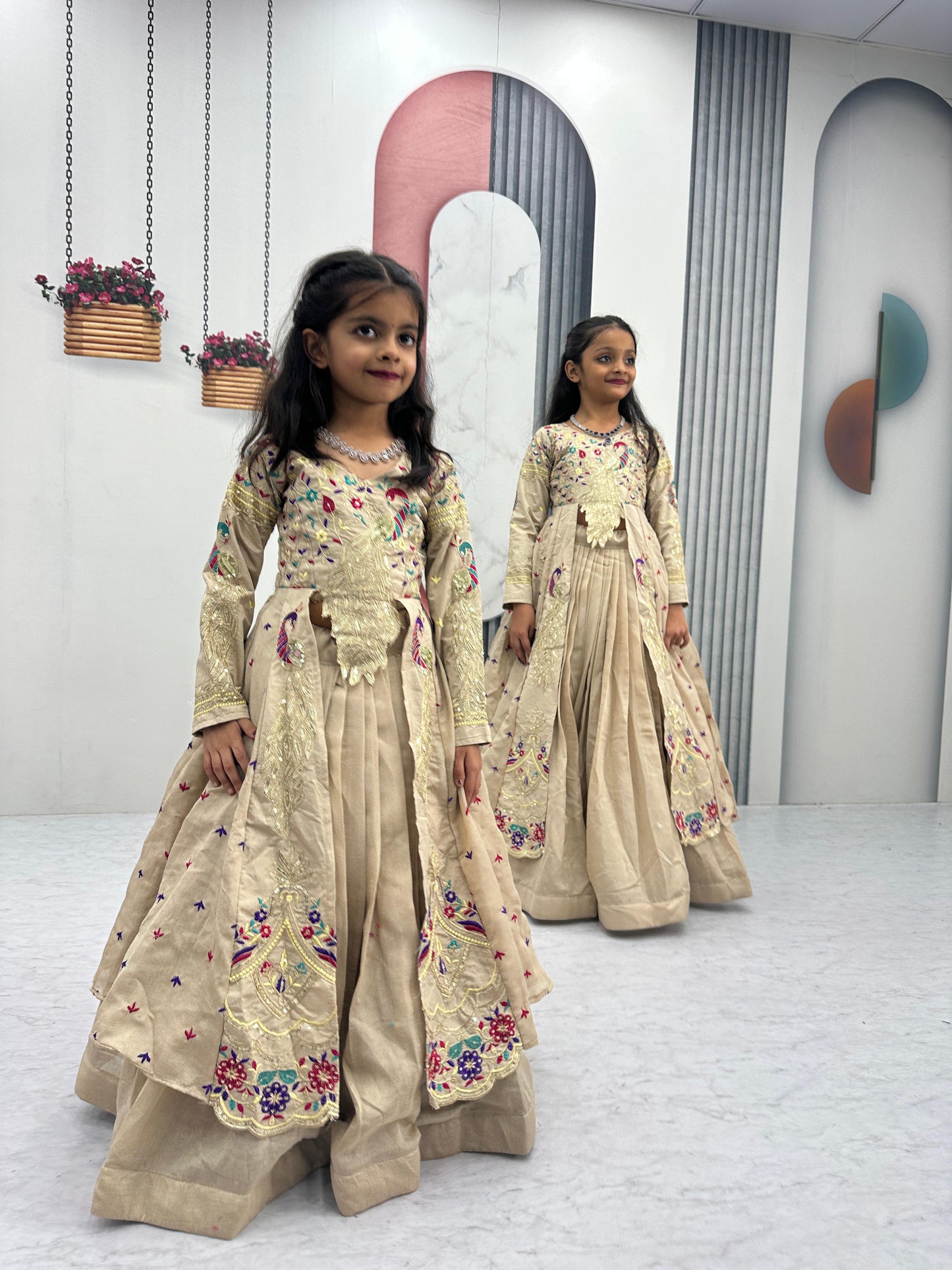 Kids cute peacock Desginer sets