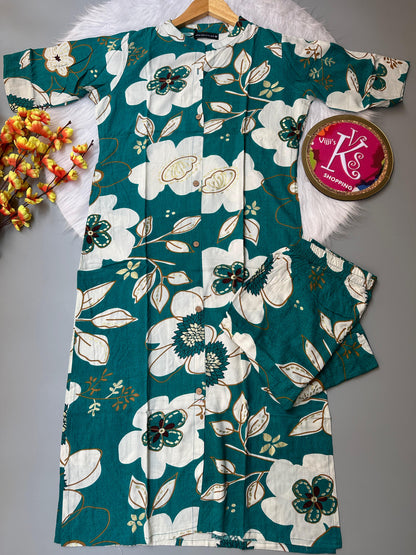 Summer special floral co-ord kurti sets