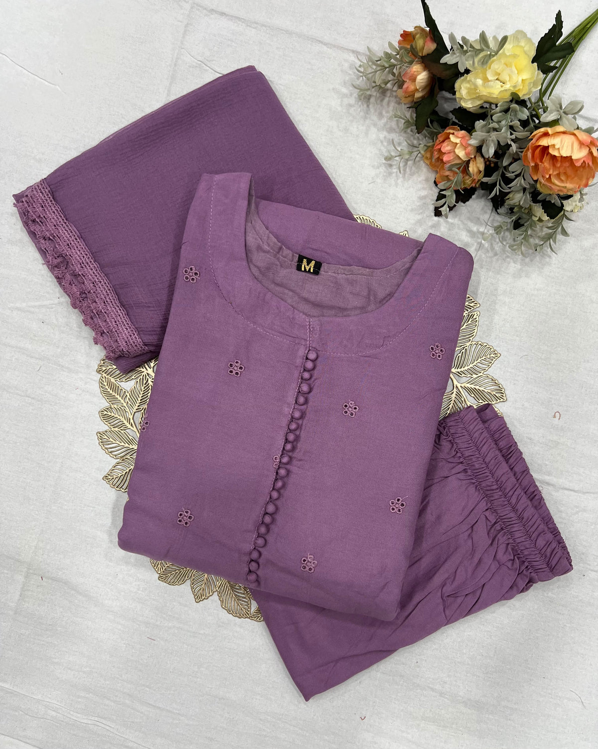 New Designers pastel colour Kurti Pant Dupatta Set