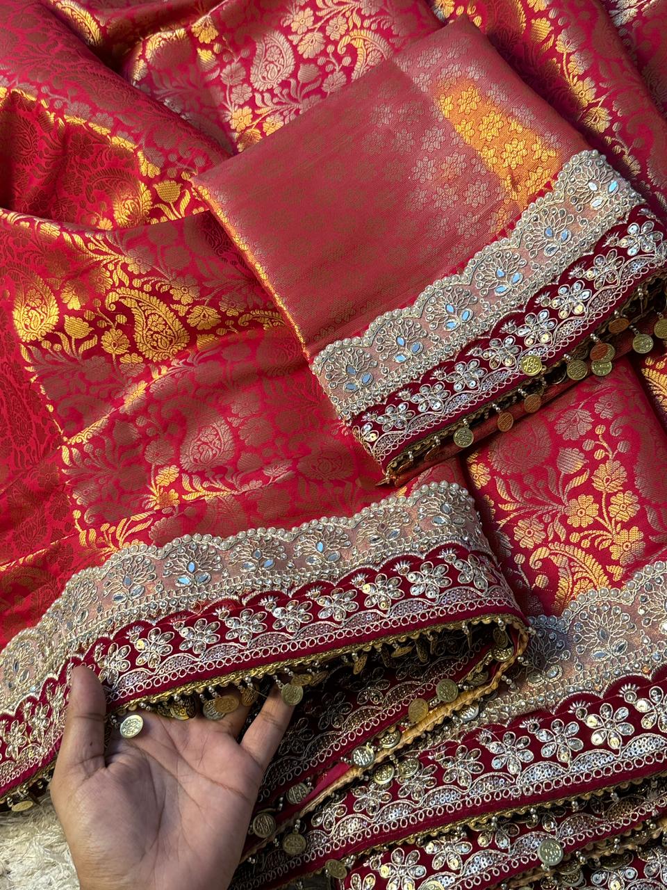 Banarasi Bridal Kanjeevaram saree